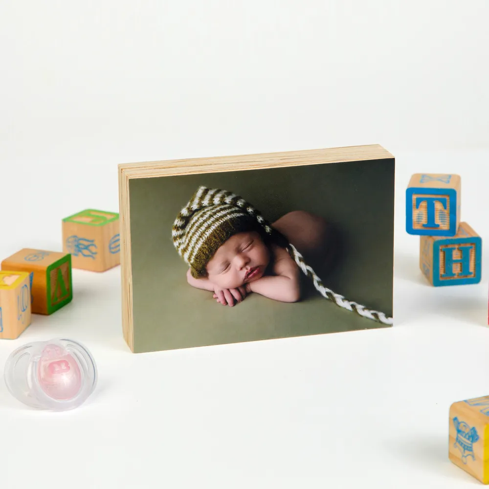 Taco madera doble cara