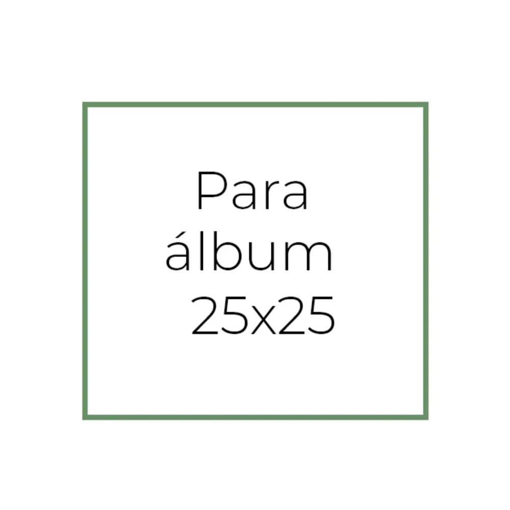 para álbum 25x25